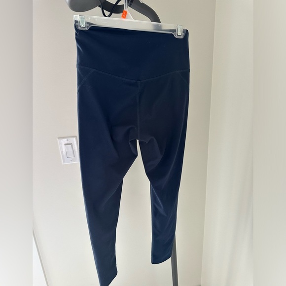 Girlfriend Collective Blue High-Waisted Leggings - Picture 5 of 7